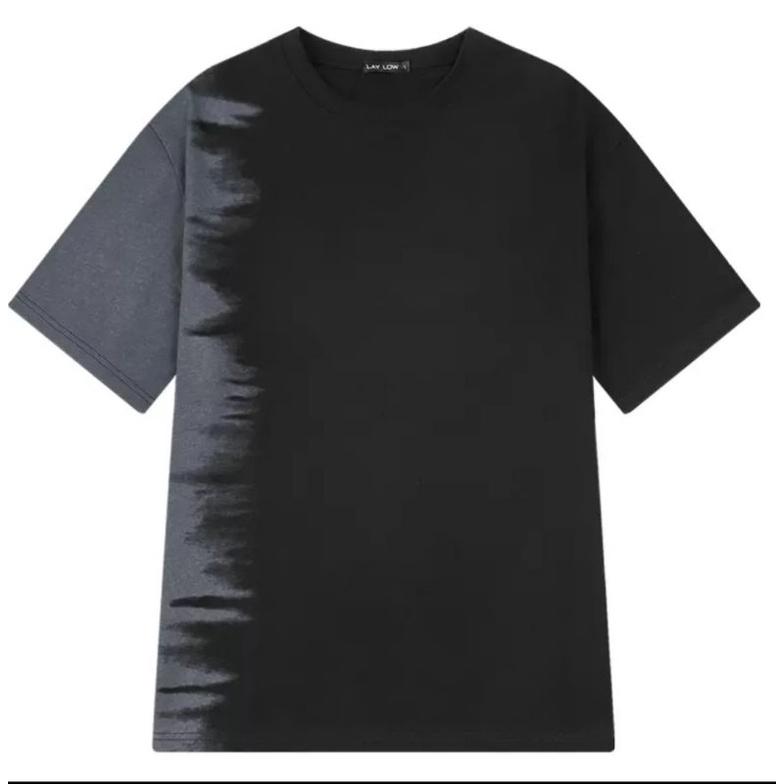 Áo thun phối màu cotton dày dặn cá tinh basic ulzzang unisex - ẢNH THẬT
