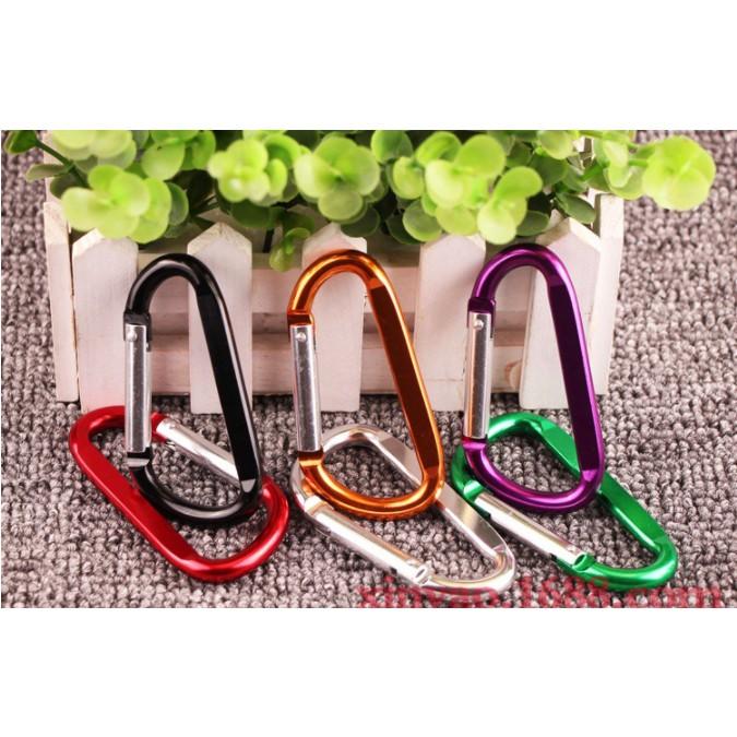 Móc Khóa bằng nhôm carabiner nhiều mẫu