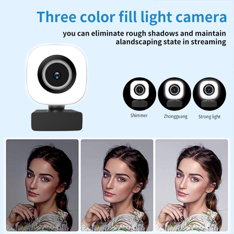 Webcam Hsv 1080p Lấy Nét Tự Động Với Vỏ Bọc Micro Cho Máy Tính