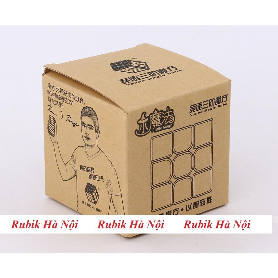 Rubik 3x3. Yuxin Little Magic Đen/Stickerless/Có Nam Châm