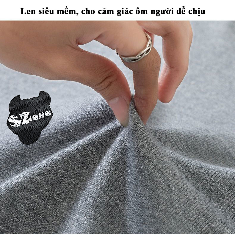 Áo len nam cổ tròn, phong cách và ấm áp cho mùa đông