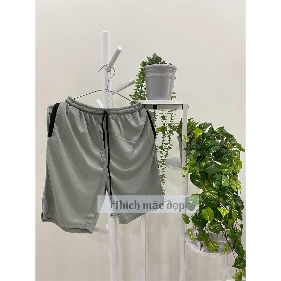 Quần đùi nam nữ form rộng style hàn quốc ngầu cá tính 07 màu vàng đỏ đen xanh xám