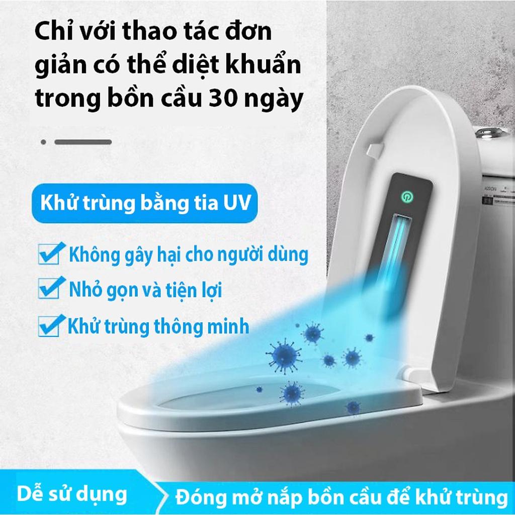 Đèn LED UV khử trùng nhà vệ sinh Laeri UVC HOOM-Design 1200mAh