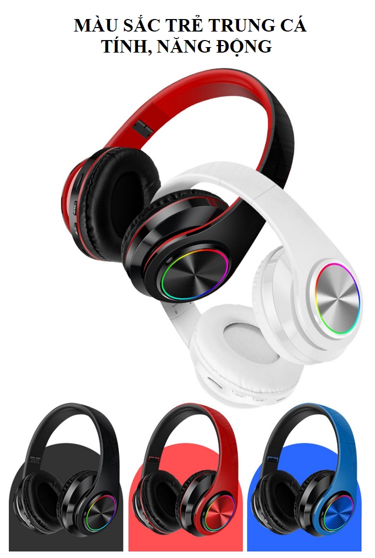 Tai nghe headphone không dây bluetooth B.39