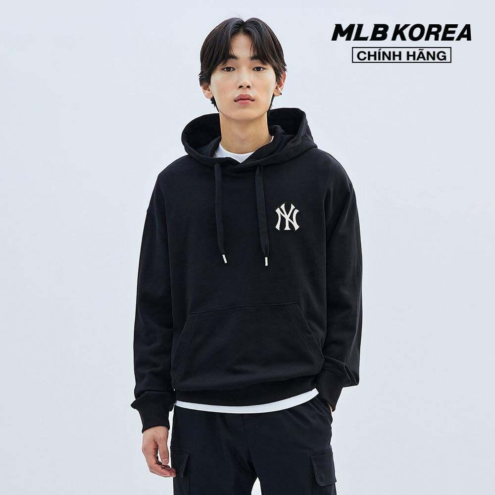 MLB - Áo hoodie unisex tay dài phối mũ Checkerboard Big