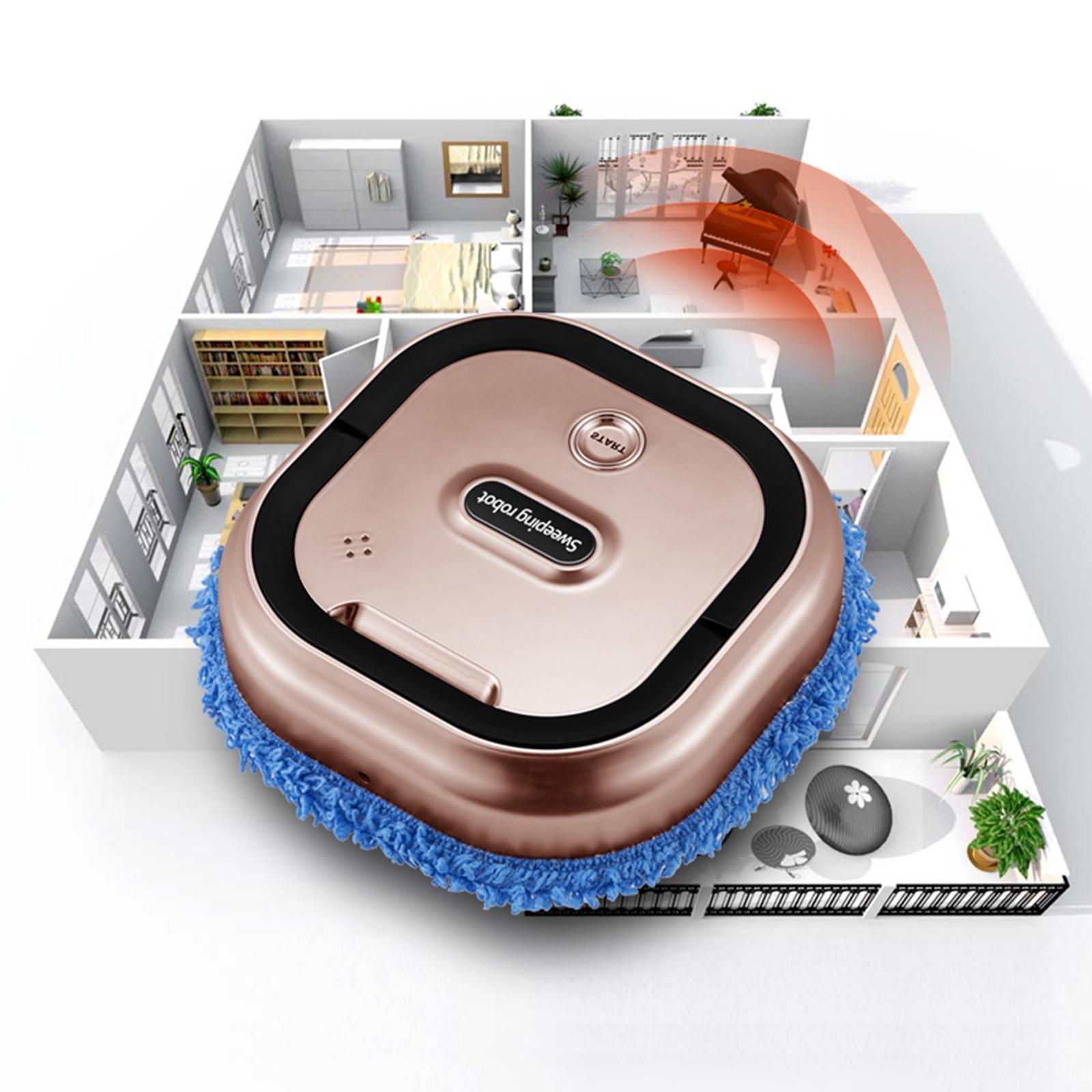 Smart  Mop  Mopping 2 in 1 Automatic for Hard Floor Rose Gold