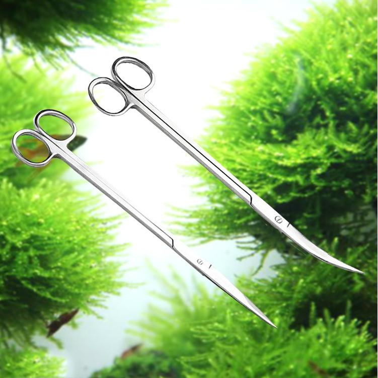 Kéo mù mũi cong cắt cây thủy sinh dài 25 cm