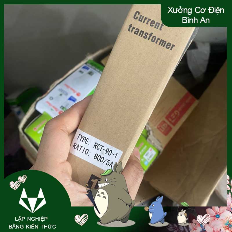 Biến dòng 800/5A đo dòng điện loại 1T đo dòng điện gián tiếp
