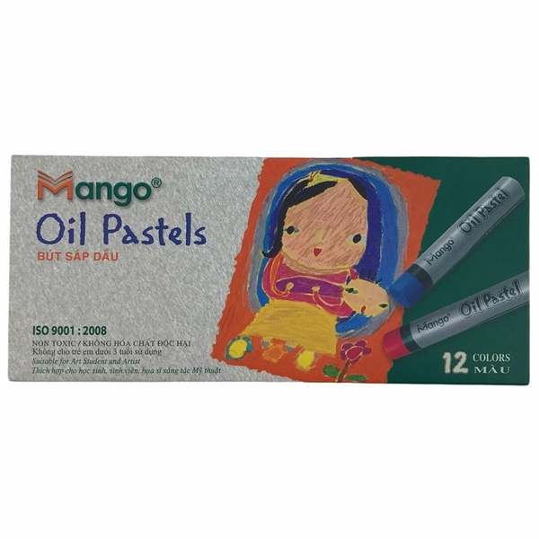 Sáp Dầu Mango 12 Màu Tròn