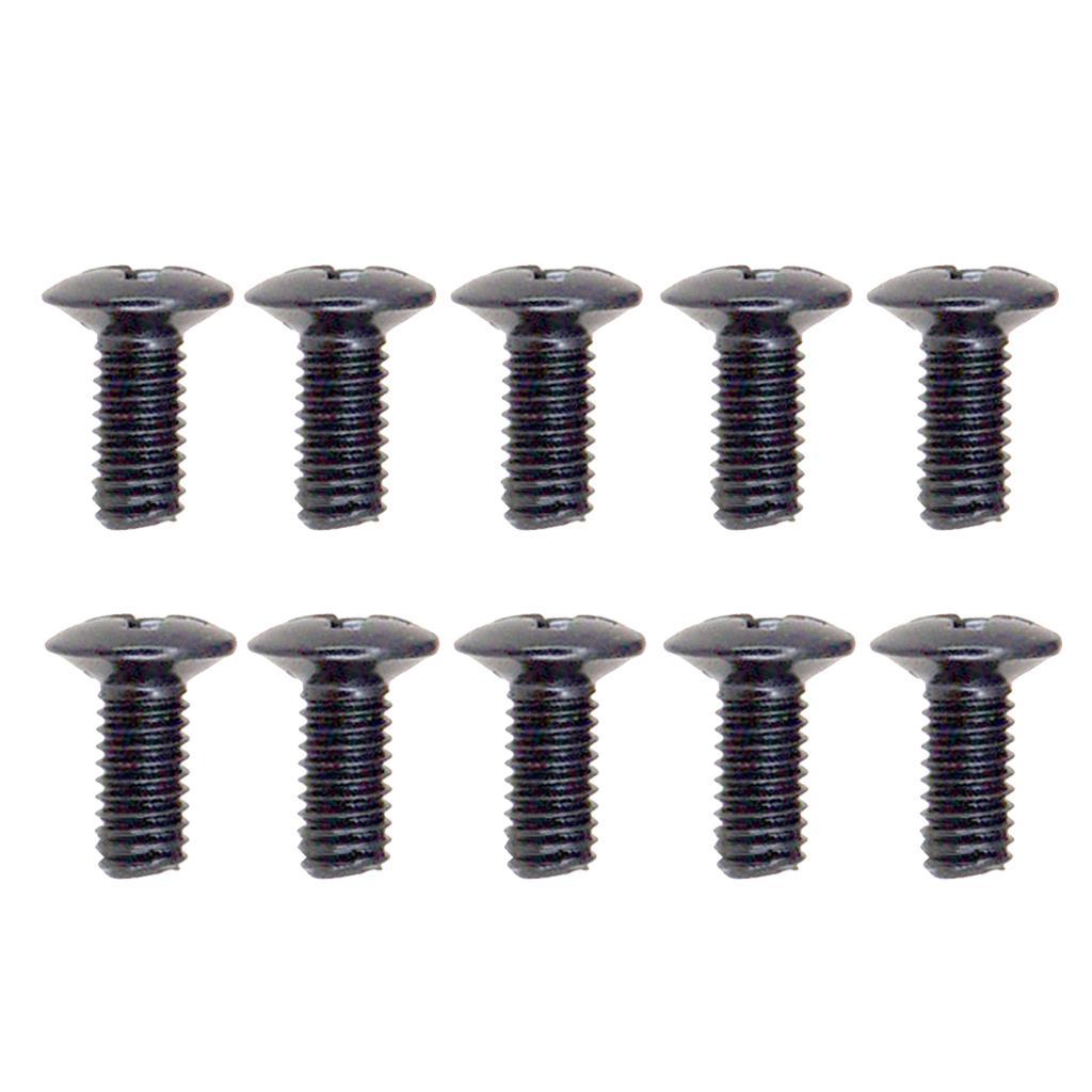 2-6pack 10Pcs Switches Screws Tuners Gear Machine Heads Mounting Screws Parts