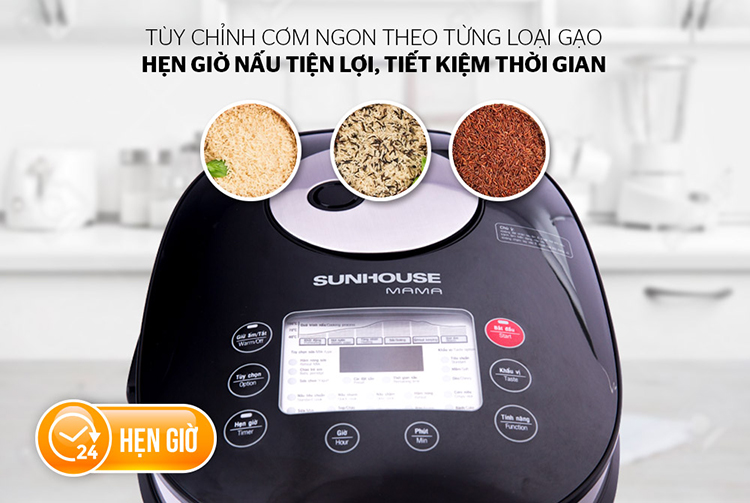 Nồi Cơm Điện Tử Sunhouse Mama SHD8903 - Hàng chính hãng