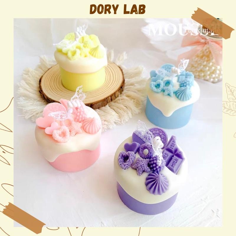 Nến Thơm Handmade Bánh Sinh Nhật Pastel - Dory Lab