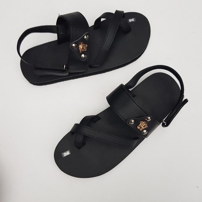 xăng đan nam nữ sandal đồng nai đế đen quai đen size từ 34 nữ đến 43 nam