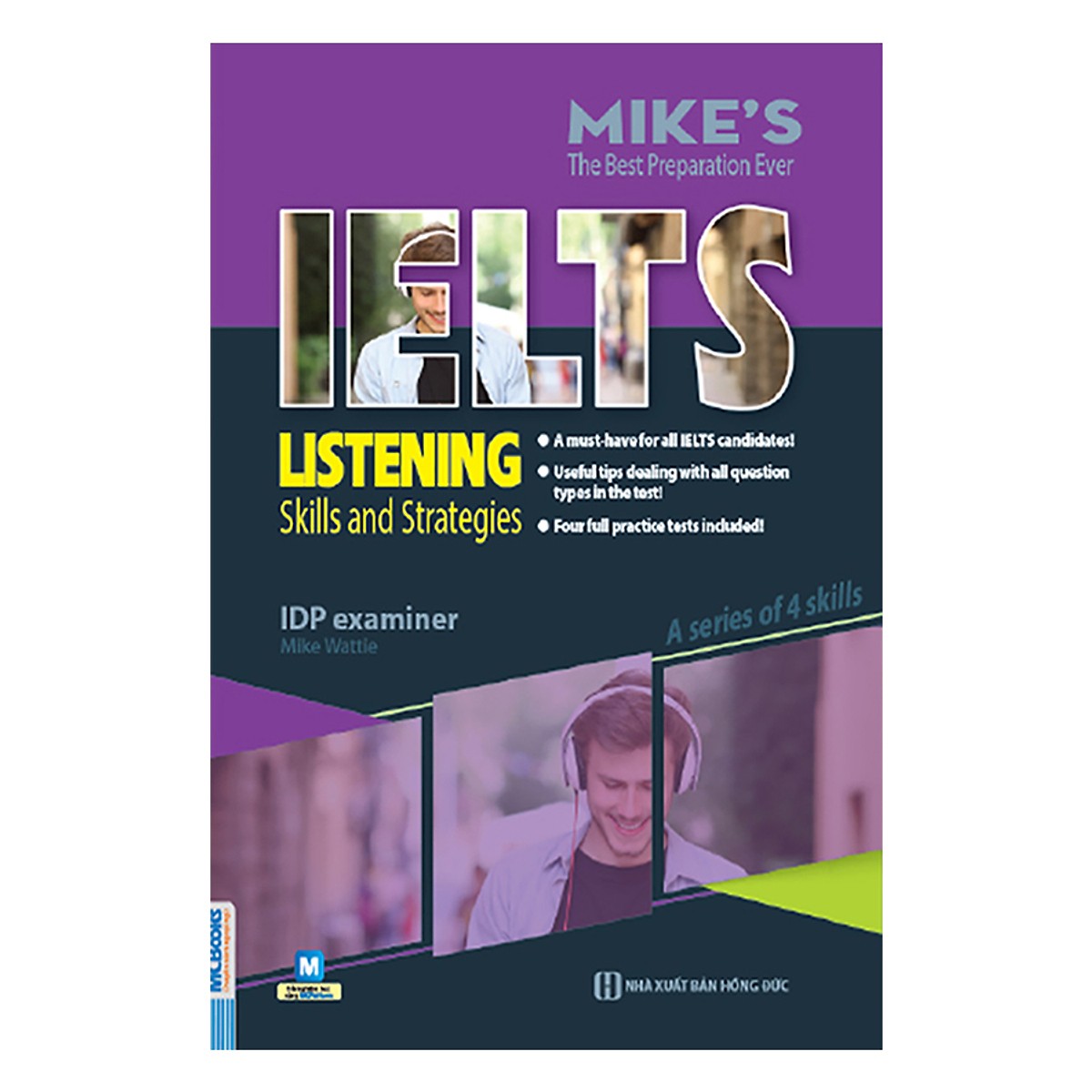 Combo Trọn Bộ Academic Ielts Mike (Tặng kèm bút chì Kingbooks)