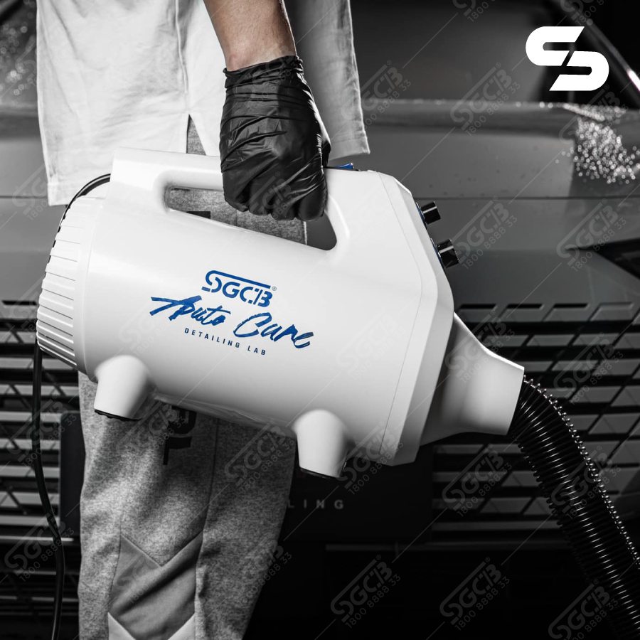 Máy Thổi Khí Nóng SGCB Vệ Sinh Xe Ô Tô và Mô Tô