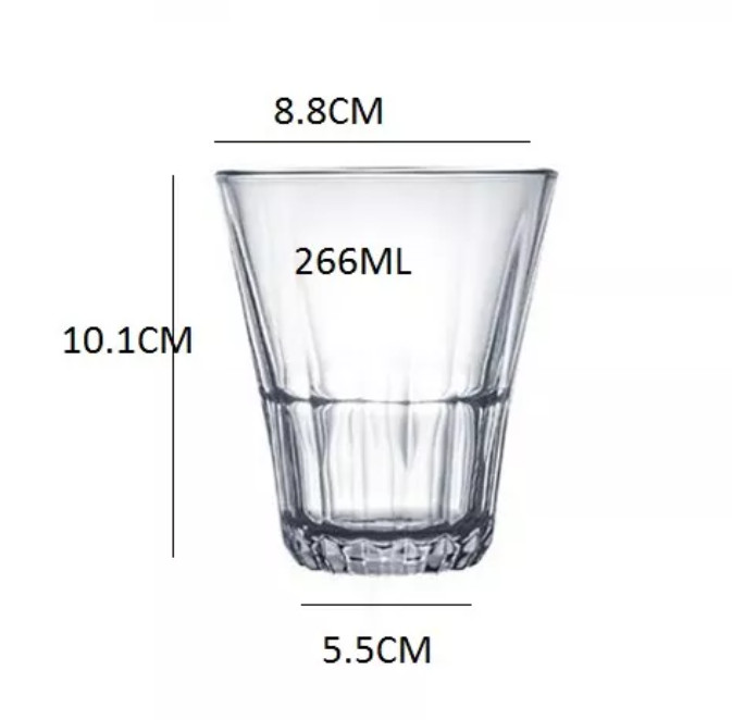Ly Thủy Tinh Cường Lực Brooklyn Rock 266ml | 355ml , Tùy chọn Dung Tích