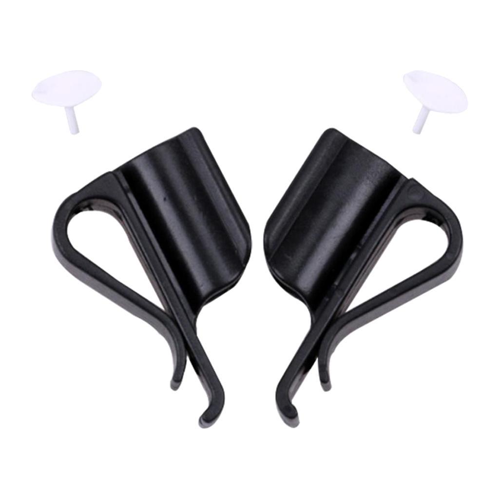 2-6pack Golf Bag Clip On Putter Clamp Holder with White Ball Marker