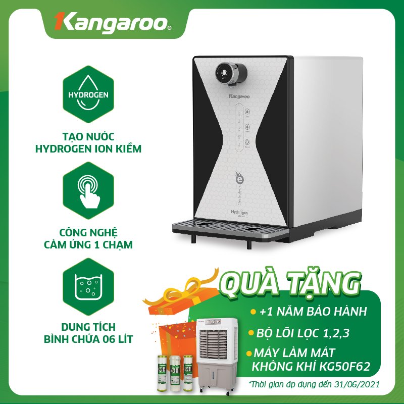 Máy Lọc Nước Kangaroo Hydrogen Ion Kiềm 5 Lõi KG100EED - Hàng Chính Hãng