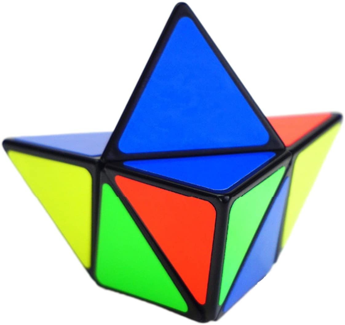 Rubik Pyraminx 2x2 Viền Đen