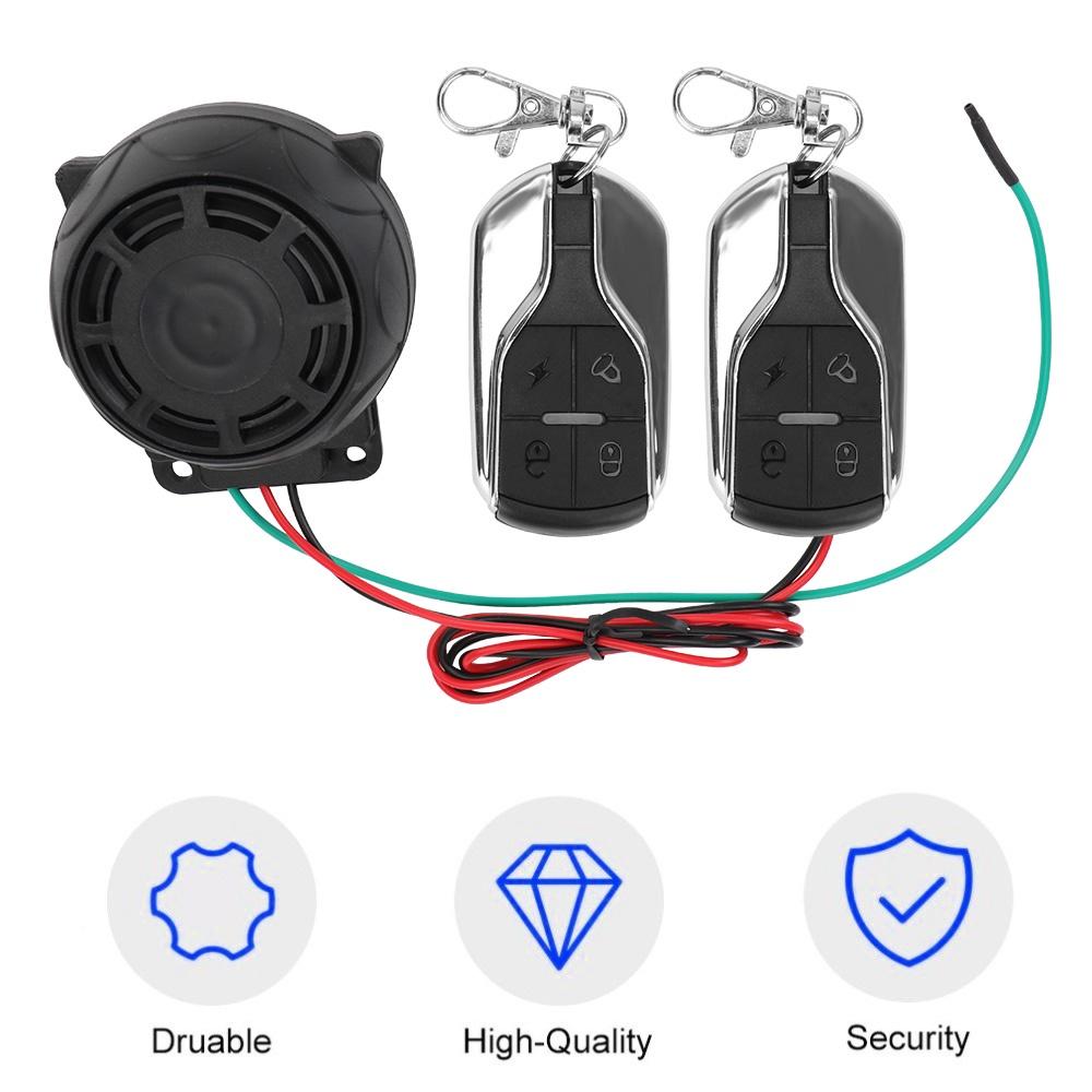 Hệ thống báo động chống trộm 12V cho xe máy
