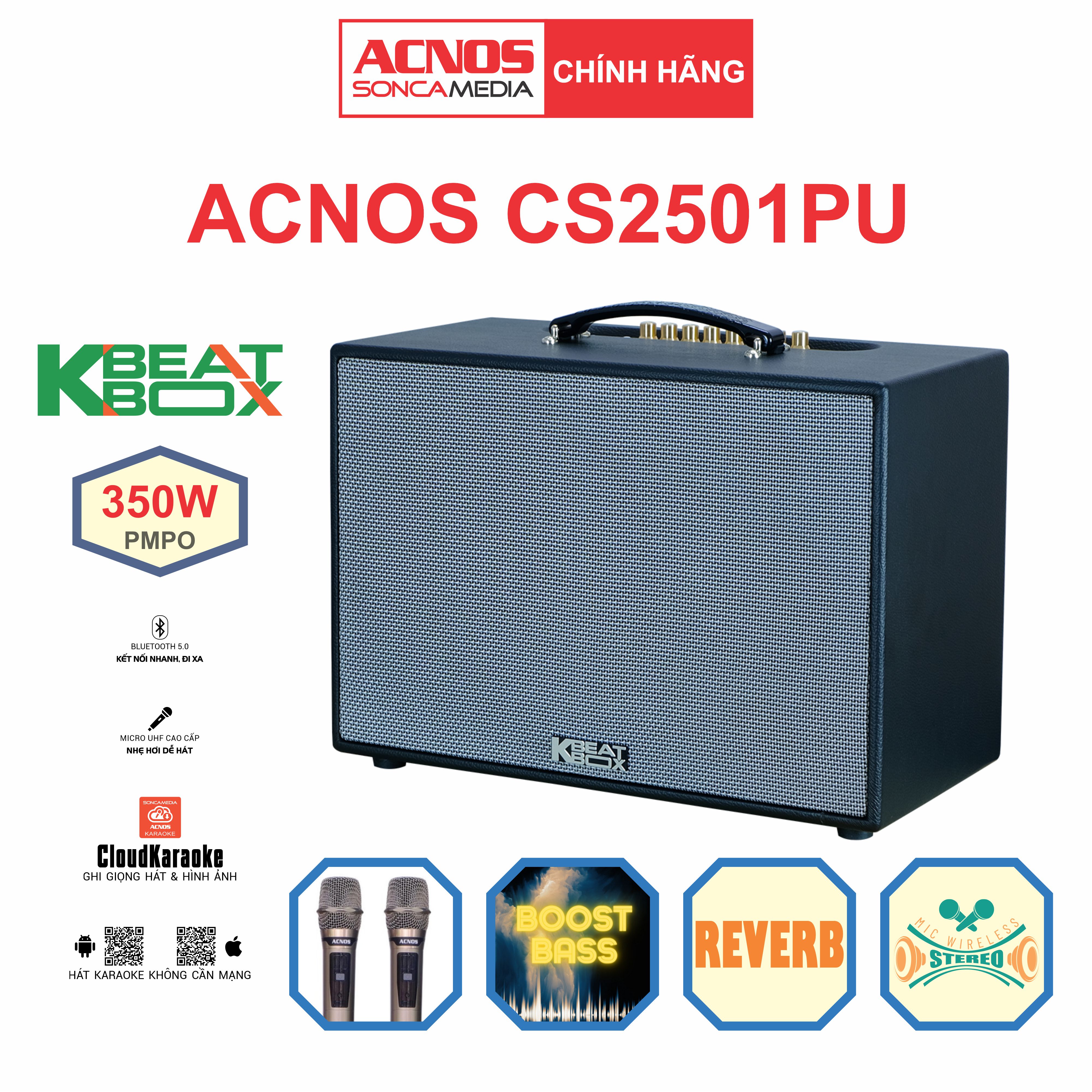 Dàn âm thanh di động xách tay ACNOS CS2501PU