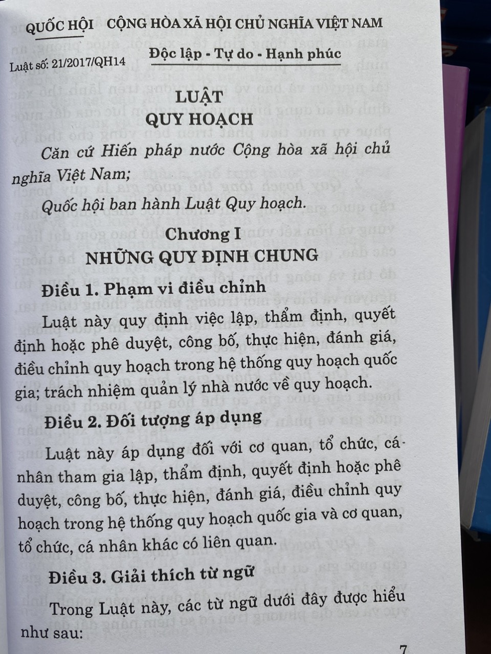 Luật Quy Hoạch