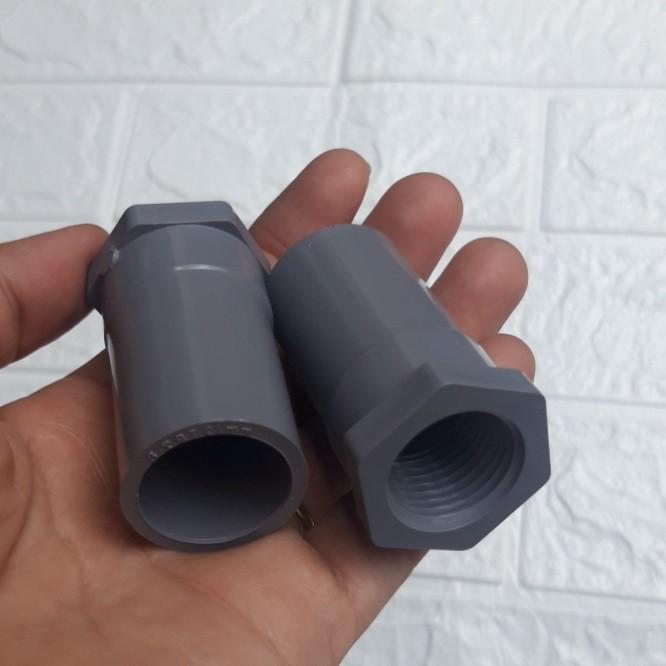 Nối ống 21mm- ren trong 21mm (nhựa Siêu Thành)