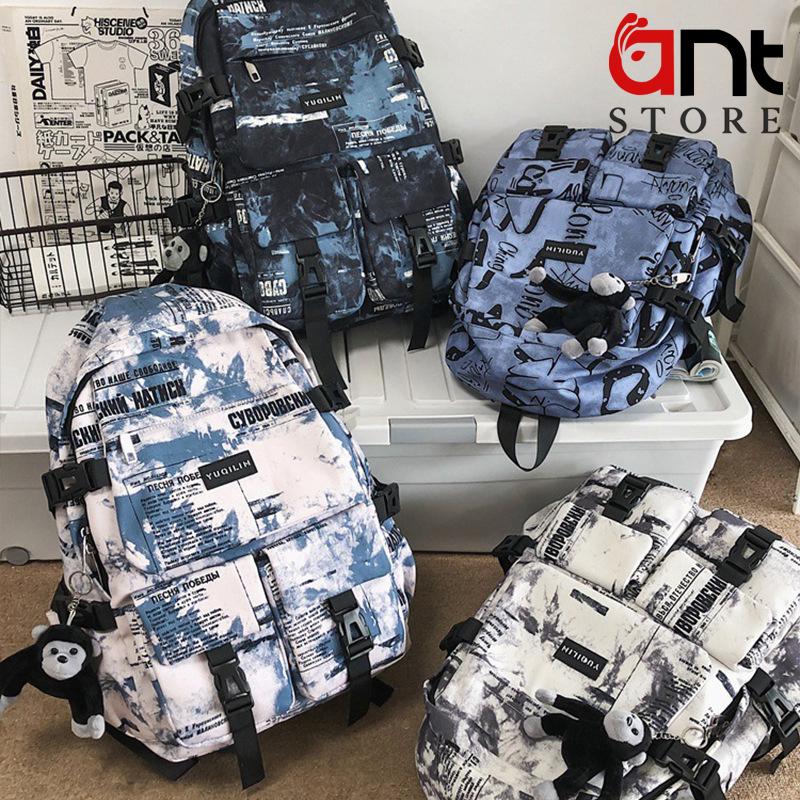 Balo Ulzzang Hàn Quốc phong cách đường phố trẻ trung năng động. Balo đi học, đi chơi có sức chứa lớn, không thấm nước