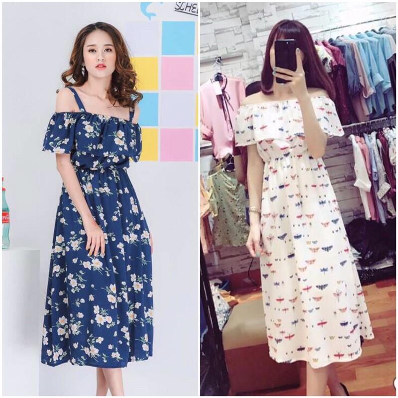 Đầm Maxi 2 kiểu thời trang CC