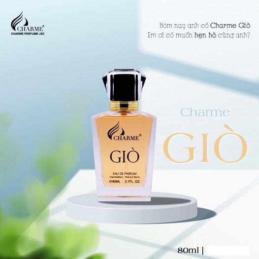 Nước hoa nam cao cấp Charme Giò 80ml hương trái cây ngọt ngào ấm áp lưu hương lâu độ tỏa hương xa