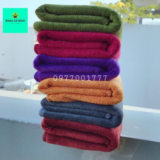 Khăn Gội & Khăn Mặt Sợi Microfiber siêu thấm hút chuyên dùng cho Spa, Salon tóc