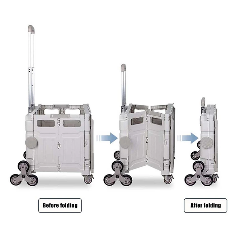 It shop Xe đẩy hàng đa năng Folding Cart Trolley leo cầu thang 50L