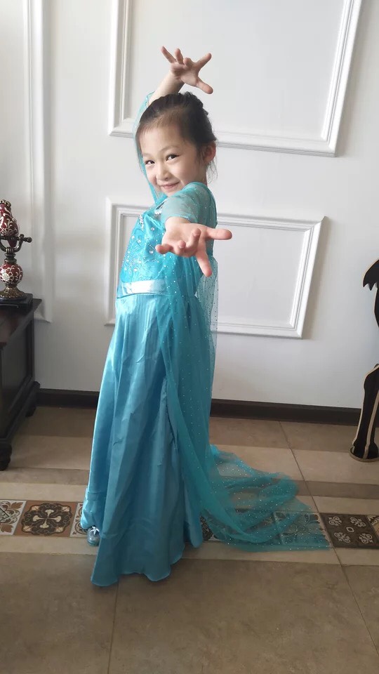 Elsa tay dài cho bé gái