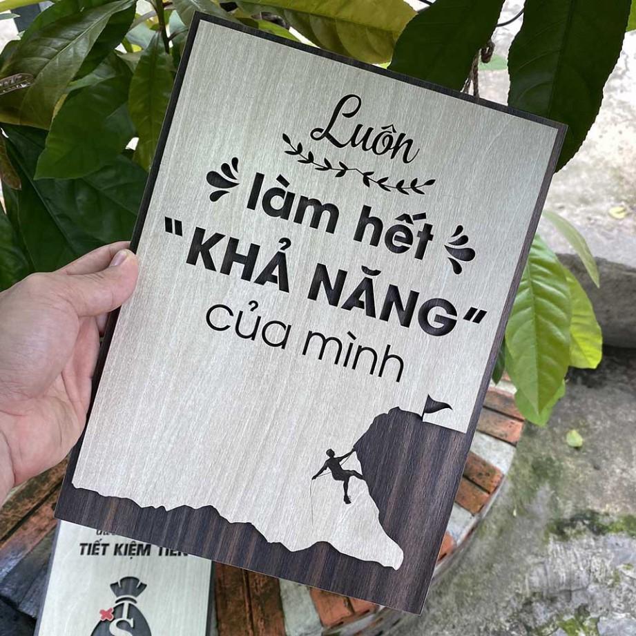 Tranh động lực CARINA T063- Luôn làm hết khả năng của mình