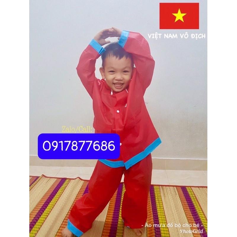 Áo mưa đồ bộ trẻ em