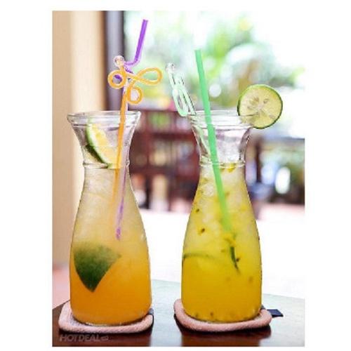 Ly thủy tinh sinh tố 350ml eo cổ