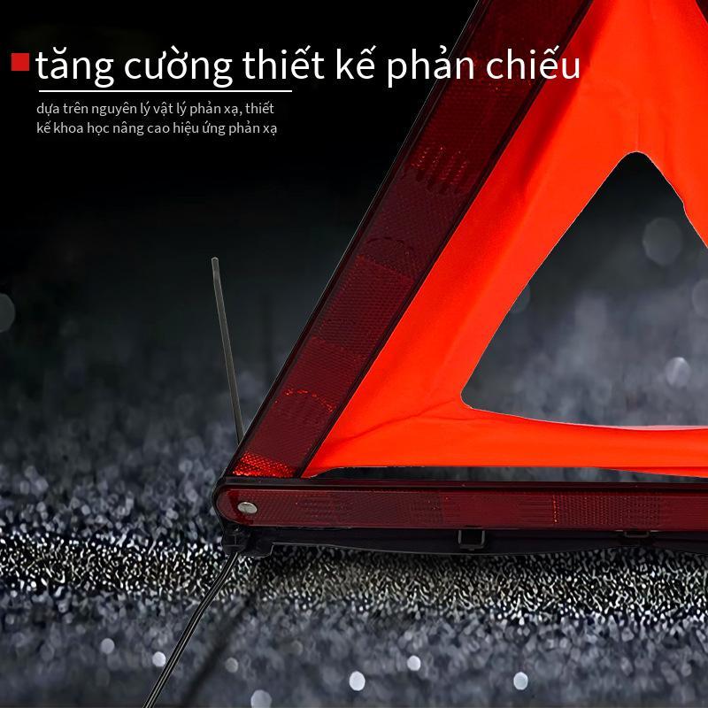 Quảng cáo tai nạn nguy hiểm khẩn cấp khung cảnh báo hình tam giác di động gấp siêu xa dấu hiệu cảnh báo hình tam giác phản chiếu dấu hiệu cảnh báo giao thông