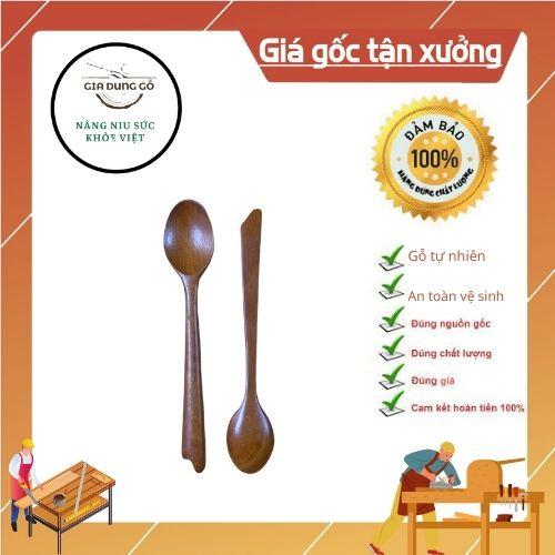 Thìa gỗ ăn cơm trẻ em cao cấp hàng xuất Hàn - Đồ Dùng Nhà Bếp
