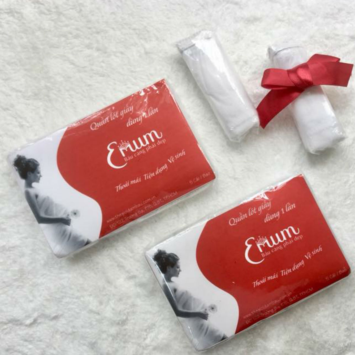 Combo 2 quần lót cotton cho bà bầu Emum