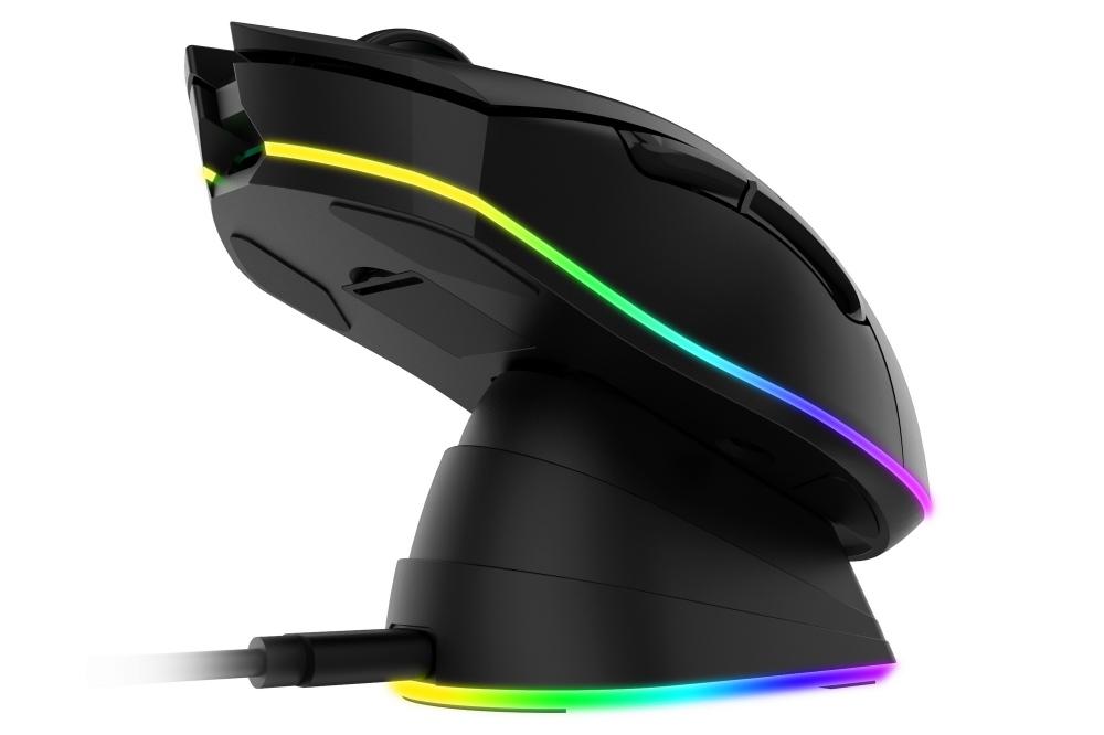 Chuột Gaming Không Dây DAREU EM901X RGB SUPERLIGHT, FAST CHARING DOCK - Hàng Chính Hãng