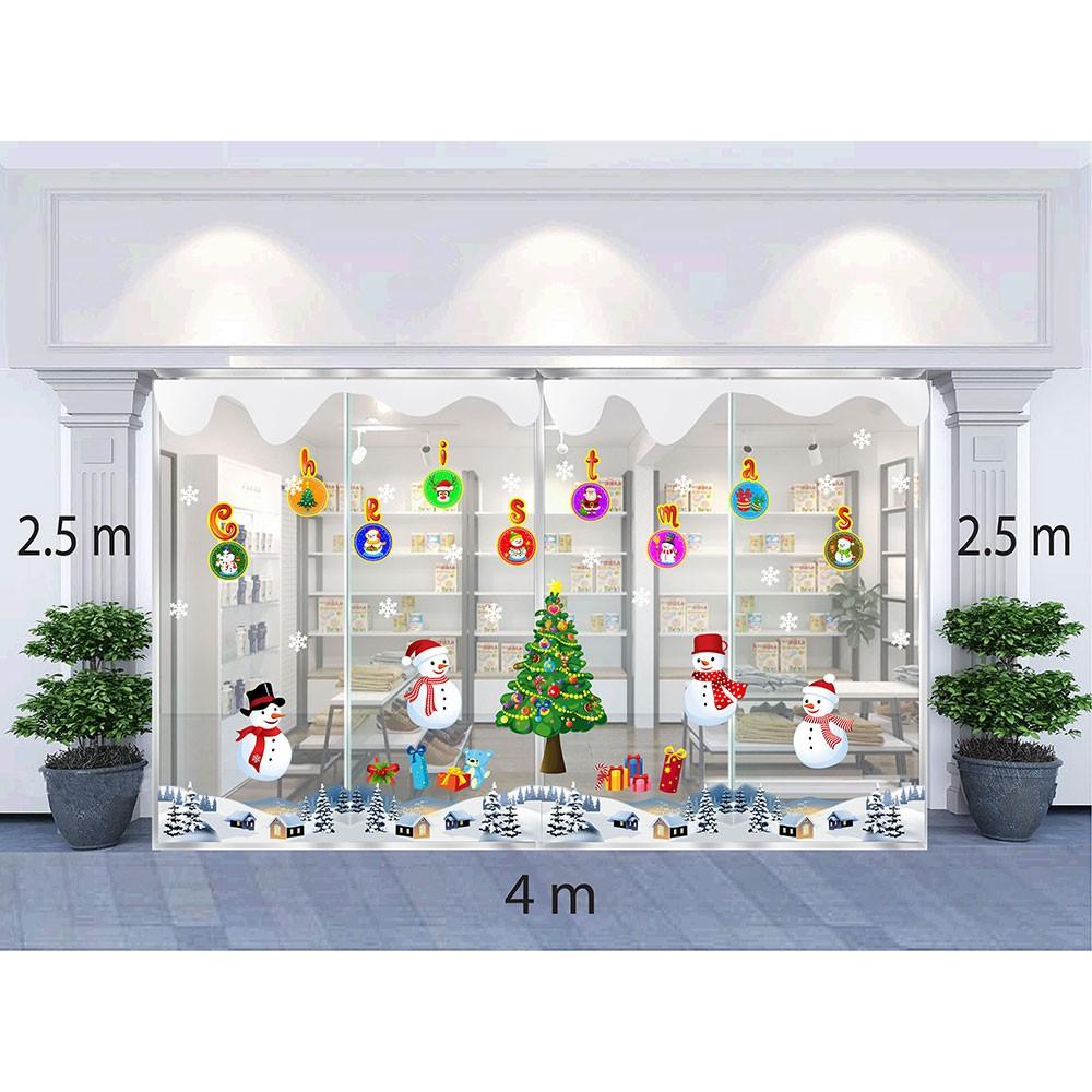 DECAL TRANG TRÍ NOEL 2021 COMBO SỐ 2