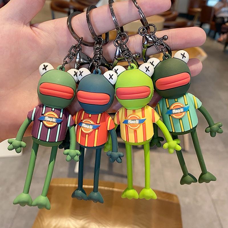 Móc khóa ẾCH CHÂN DÀI Môi Dày TREND CUTE