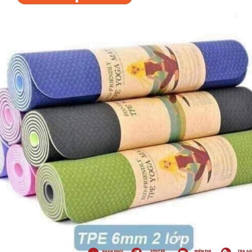 Thảm tập Yoga TPE 2 lớp giá tốt nhất