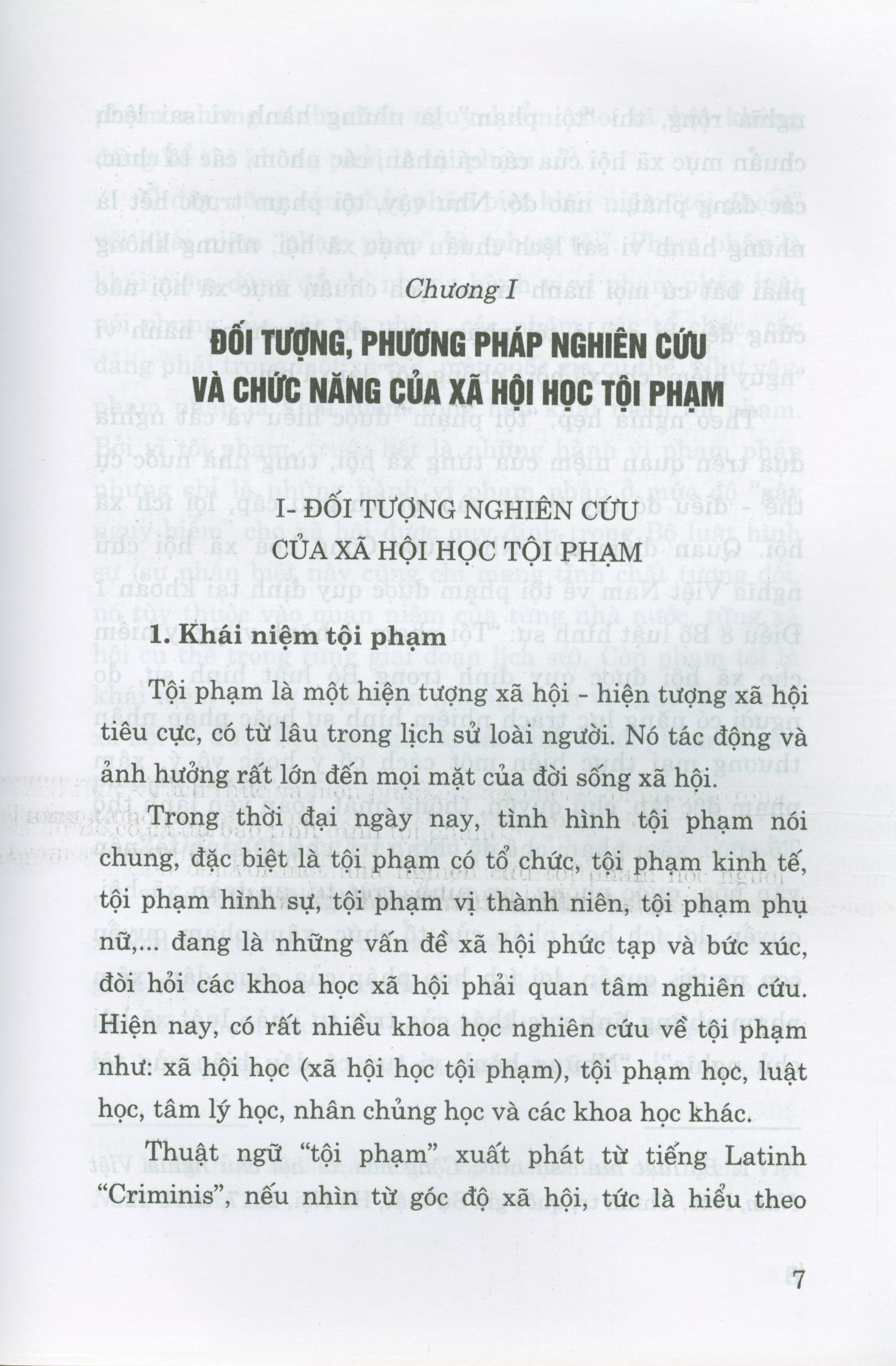 Xã Hội Học Tội Phạm (tái bản)