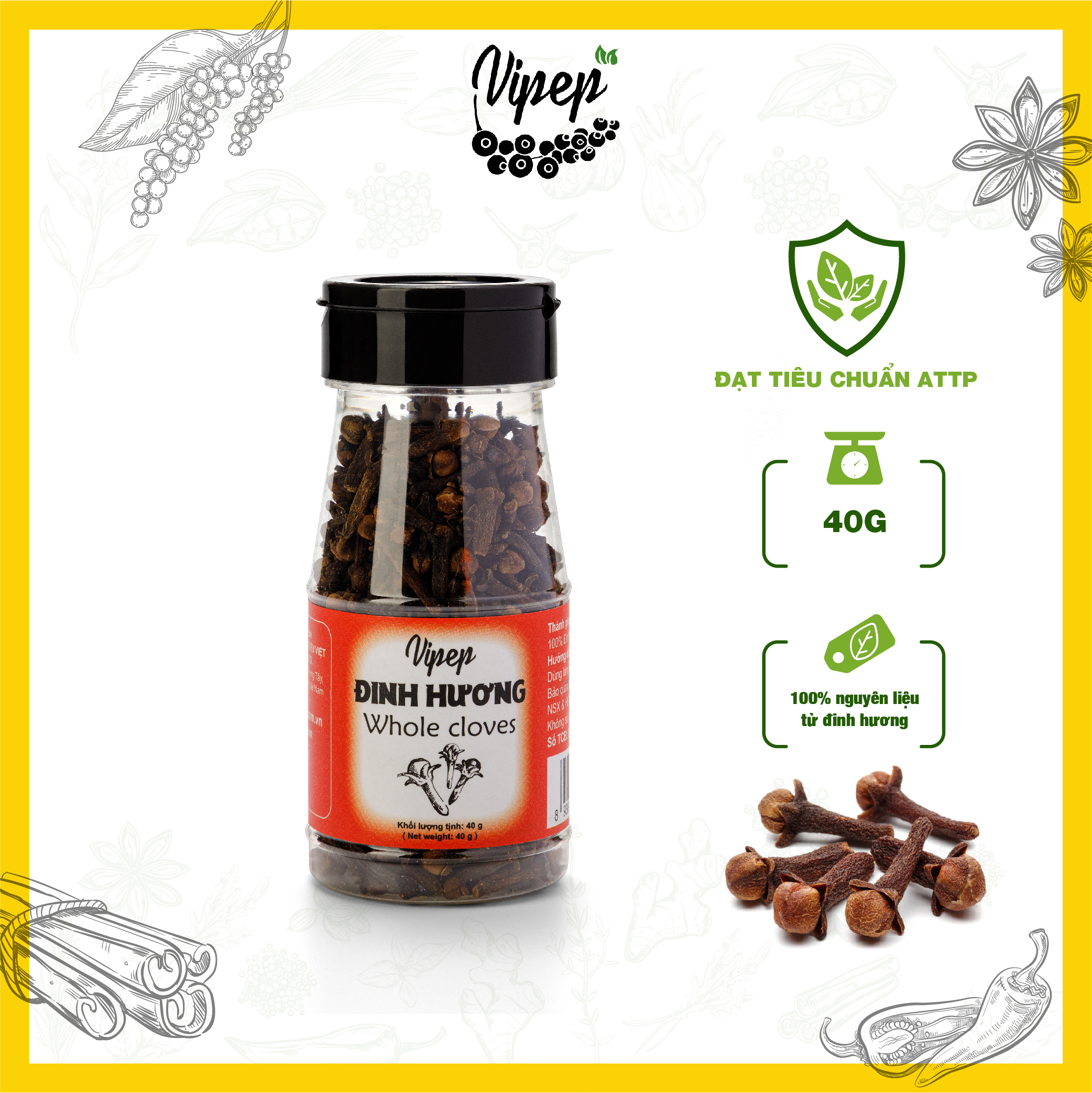 Đinh Hương Vipep 40g