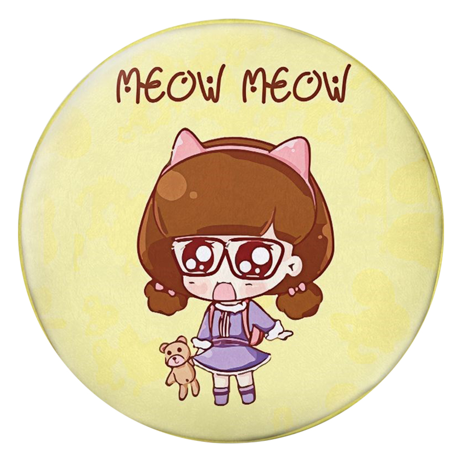 Gối Ôm Tròn Cô Bé Meow Meow - GOCT215