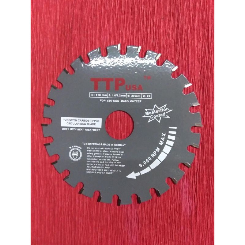 Lưỡi cắt sắt TTP usa 110 mm 24 răng madein germany - 110 24 r