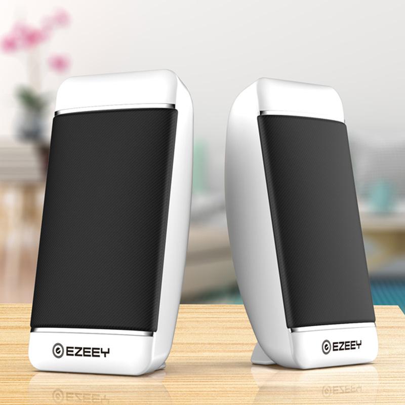 B29 Loa máy tính xách tay mới có dây USB được cung cấp năng lượng 2.0 mini Audio Portable Audio 3D Subwofer Hifi PC Loa Chất lượng cao Color: White