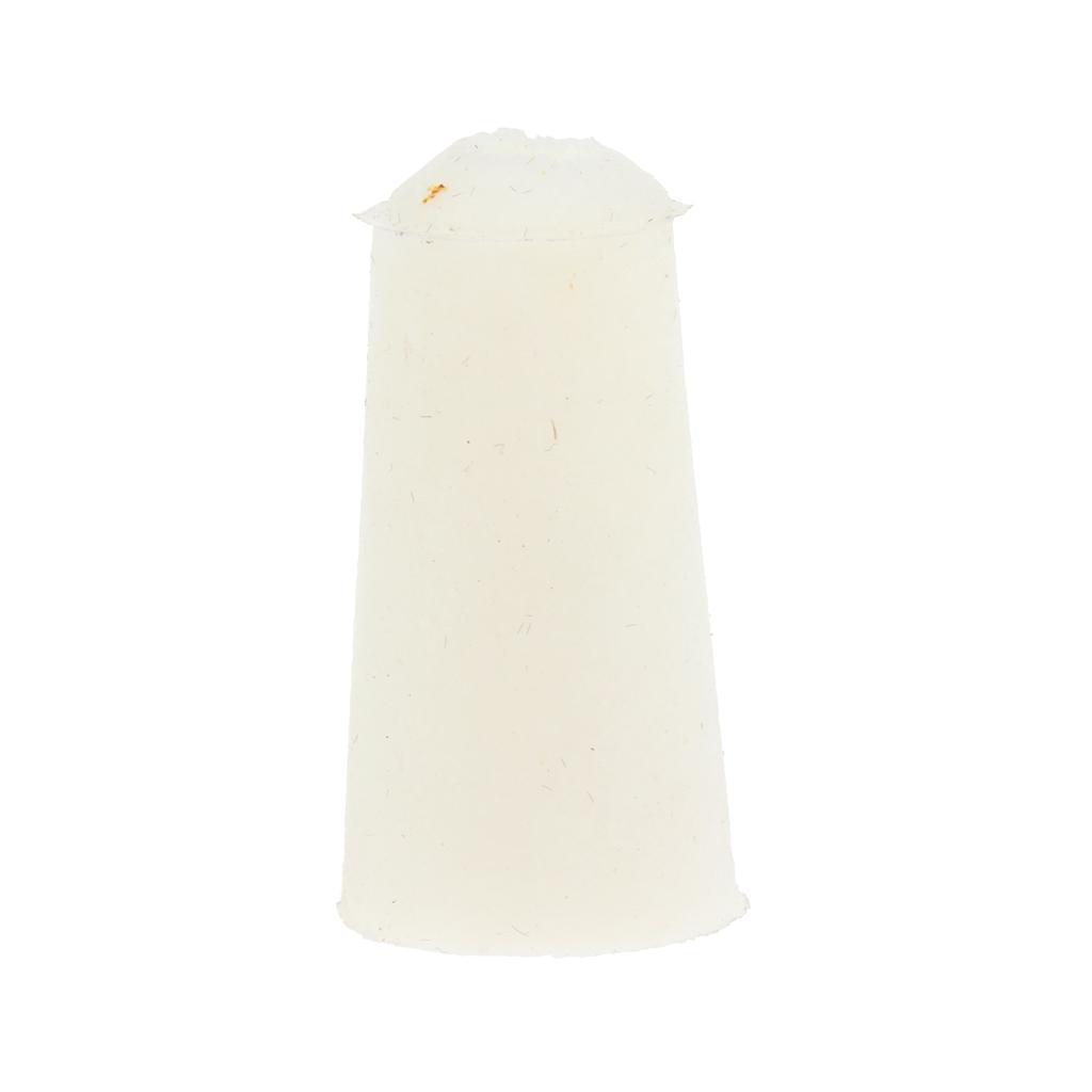 10 Pieces Lab Solid Tapered Silicone Plug Stopper Bung for Test Tube Bottle, 2 Sizes