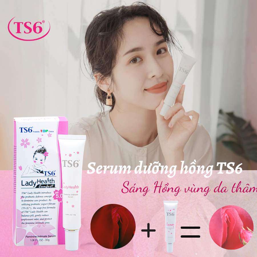 Serum dưỡng hồng TS6 - thâm nhũ hoa - làm hồng cô bé - thâm nhũ hoa và vùng kín